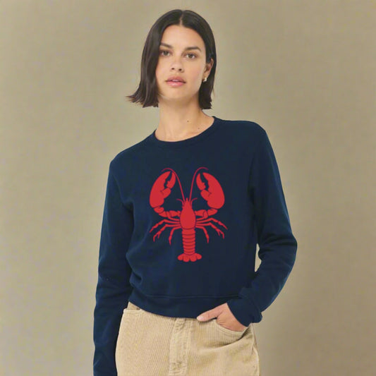 Navy Lobster Sweatshirt