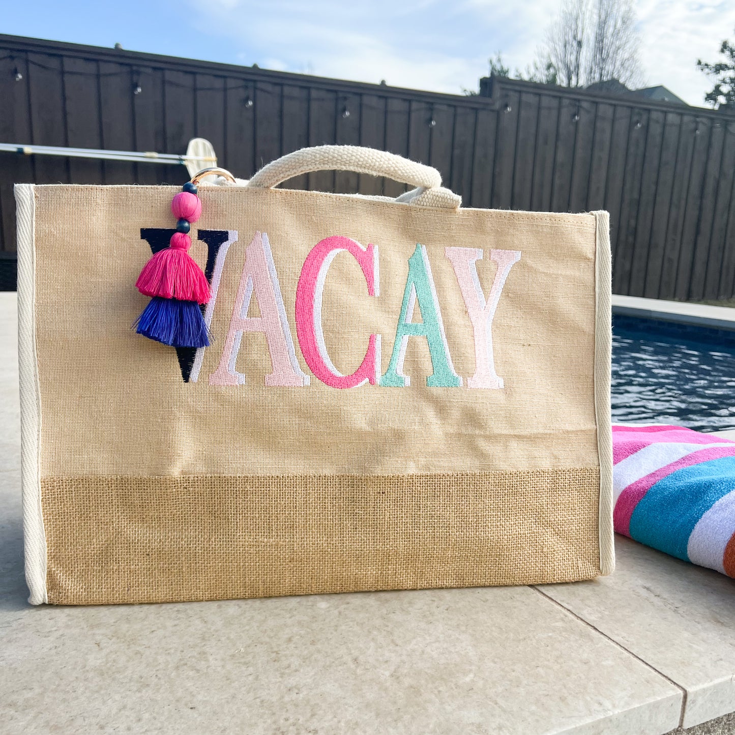 "Vacay" Tote Bag